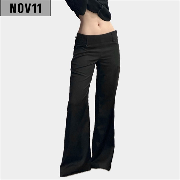 QUẦN CẠP TRỄ ỐNG LOE (Low-rise Flared Pants)