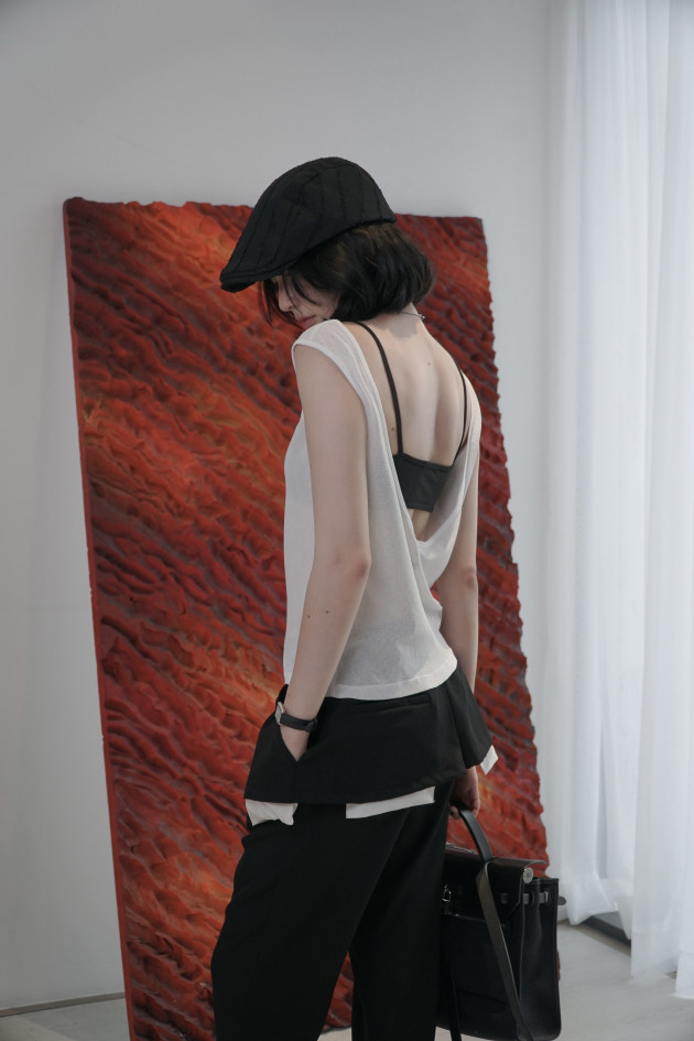 PLEATED SKIRT TROUSERS (quần váy xếp ly) 1