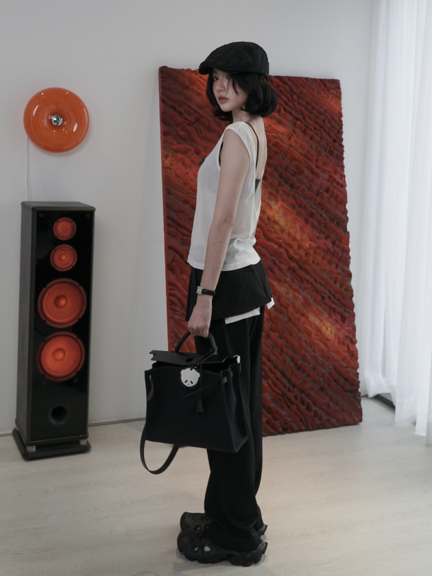 PLEATED SKIRT TROUSERS (quần váy xếp ly) 0