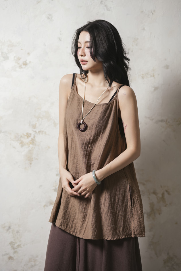 HIKARI TOP (áo linen hai dây) 1
