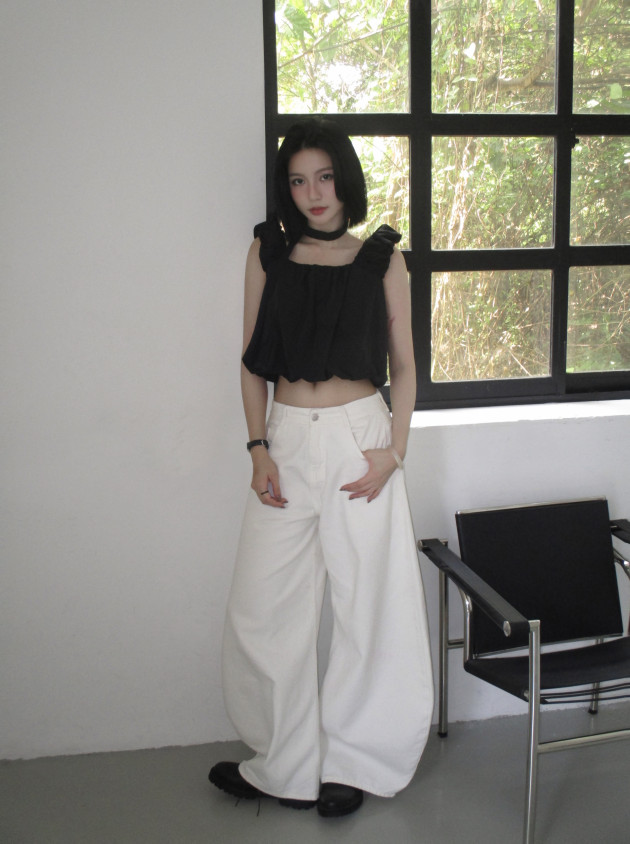 PUFF BALLOON BLOUSE (áo bí tay phồng) 7