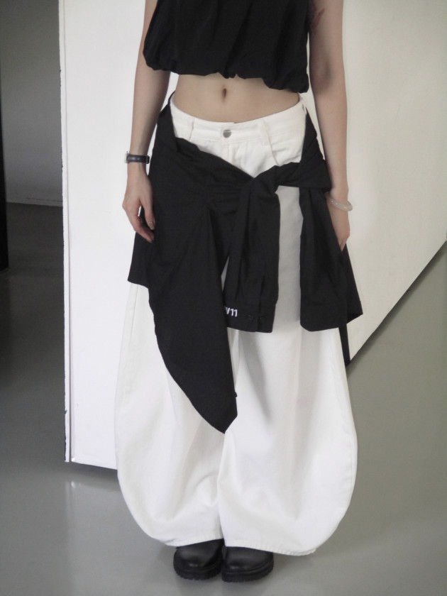 BASIC BALLOON PANTS (quần kaki jean bí) 2