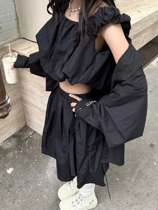 PUFF BALLOON BLOUSE (áo bí tay phồng) 5