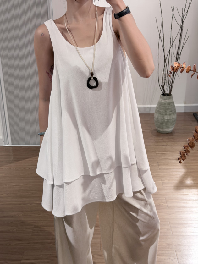 FUURIN DRESS (đầm linen hai tầng) 1