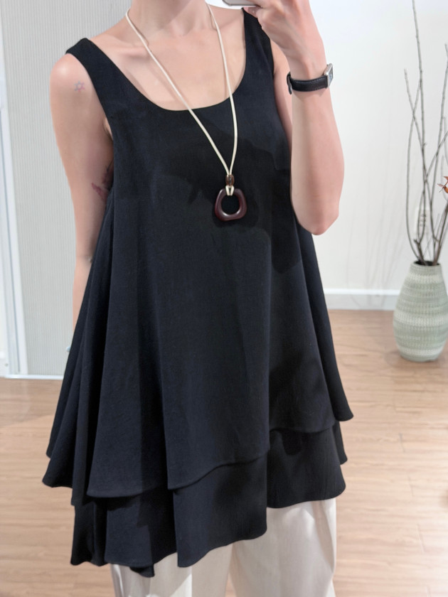 FUURIN DRESS (đầm linen hai tầng) 2