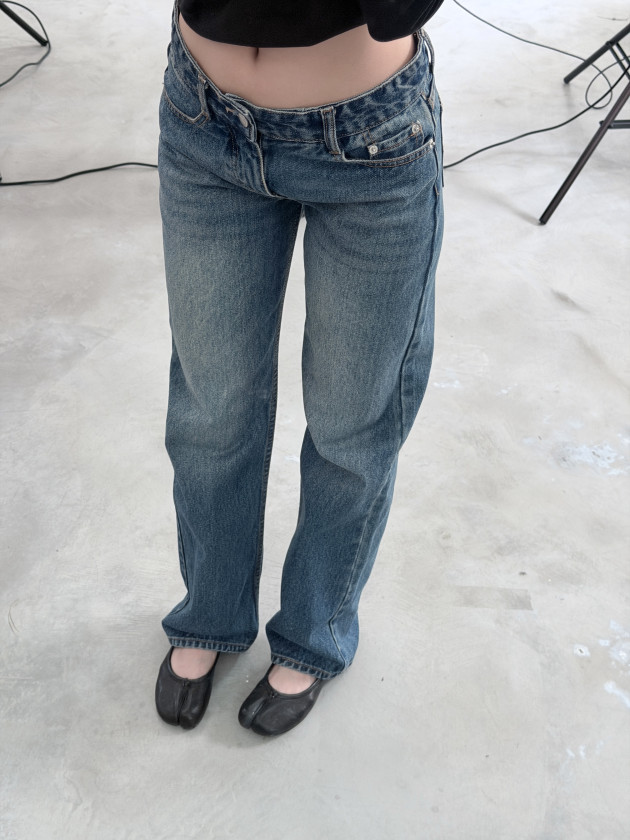 RAMA JEANS (quần denim cạp trễ, đáy ngắn) 0