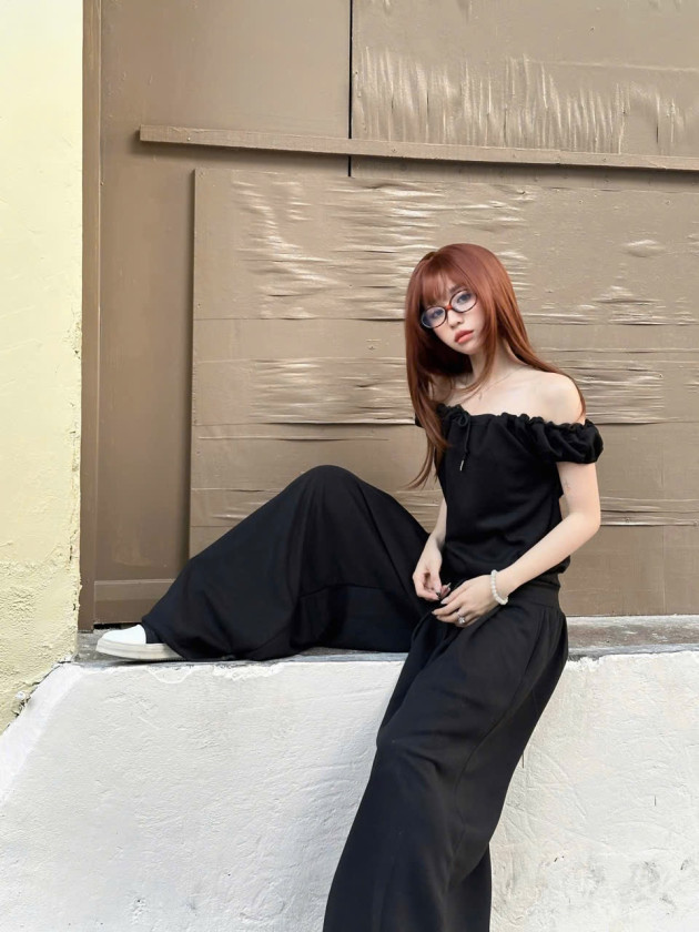 QUẦN NỈ BẢN LƯNG TO, ỐNG RỘNG, CẠP THẤP 3