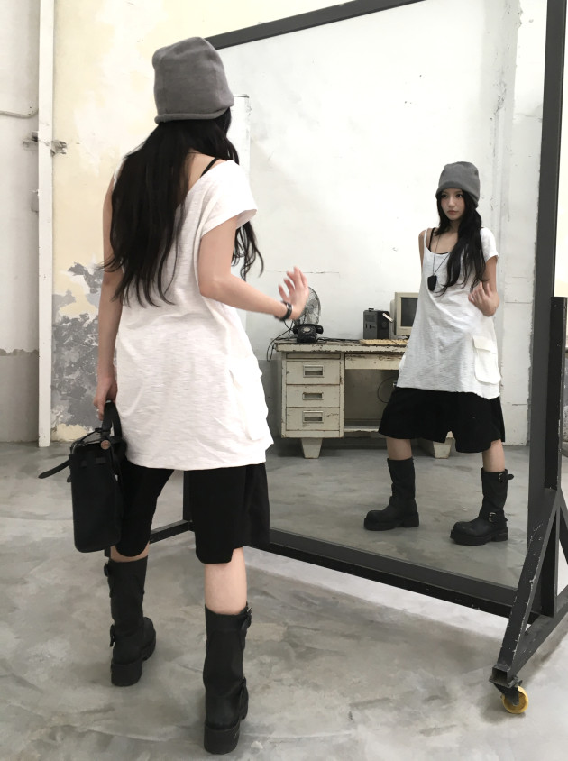DECON TOP (áo túi hộp dáng dài) 8