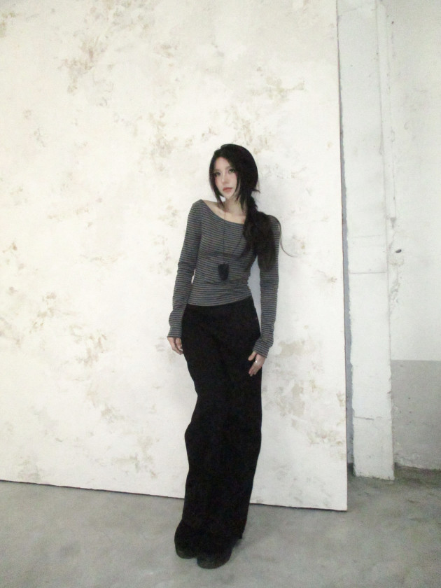NIGHTLINE TOP (áo ôm tay dài sọc ngang) 8