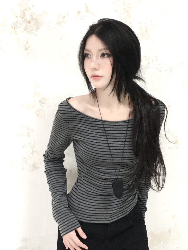 NIGHTLINE TOP (áo ôm tay dài sọc ngang) 9