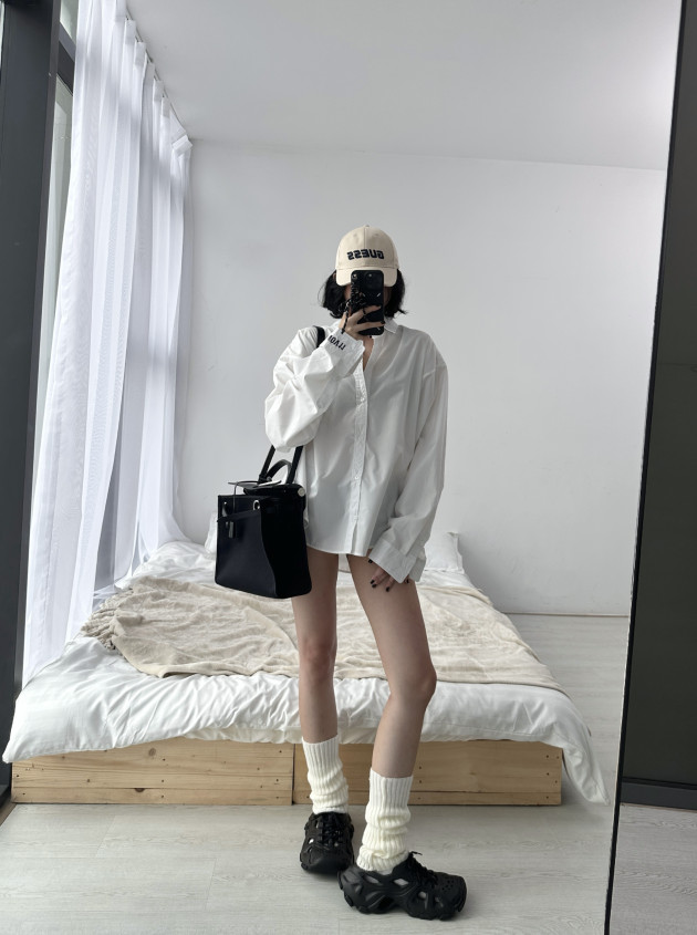 KATE SHIRT (áo sơ mi kate oversize) 9