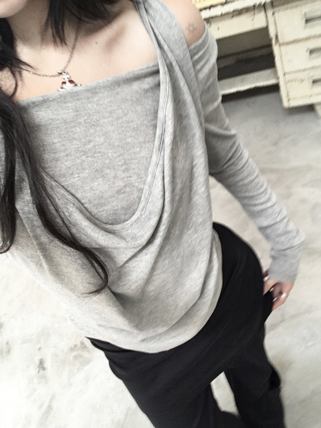 ENIG hooded TOP (áo ôm cổ đổ có nón) 13