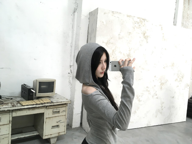 ENIG hooded TOP (áo ôm cổ đổ có nón) 8
