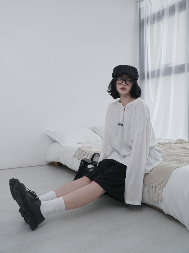 ÁO SƠ MI LINEN WASH CAO CẤP (premium washed linen shirt) 3