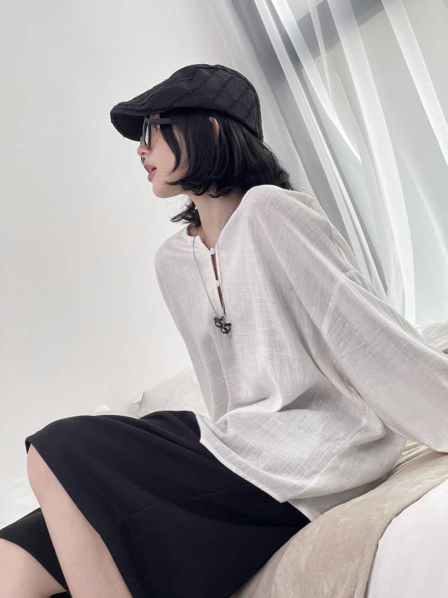 ÁO SƠ MI LINEN WASH CAO CẤP (premium washed linen shirt) 2