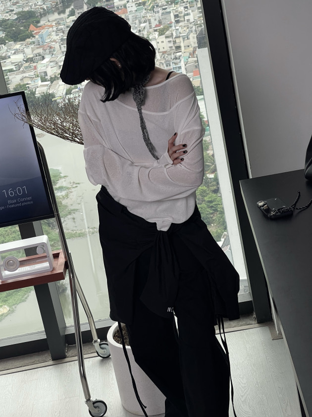 BUNNY TOP (áo xước tay dài 2 lớp) 0