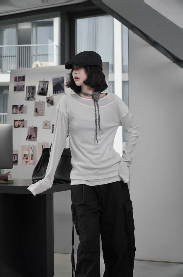 BUNNY TOP (áo xước tay dài 2 lớp) 9