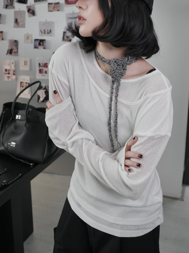 BUNNY TOP (áo xước tay dài 2 lớp) 10