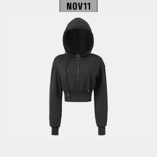 /NOV11/ ÁO HOODIE CROPTOP (cropped zip hoodie)