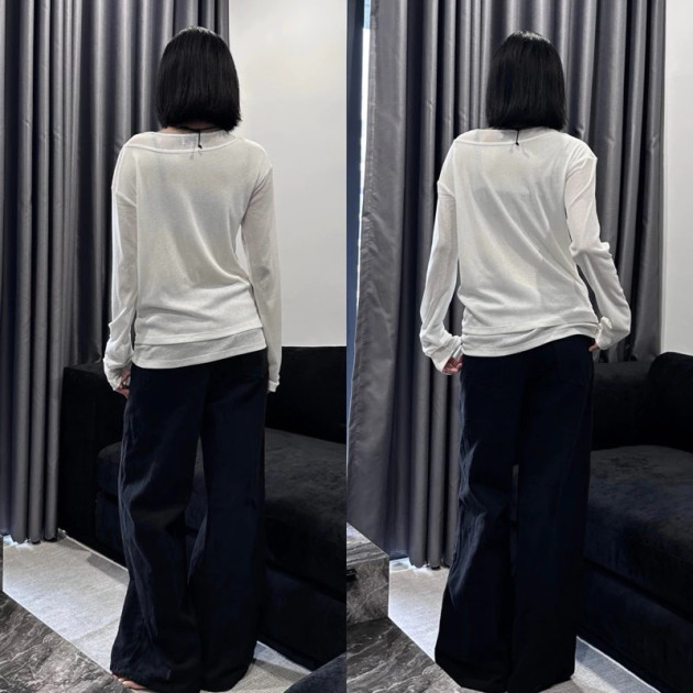 BUNNY TOP (áo xước tay dài 2 lớp) 2