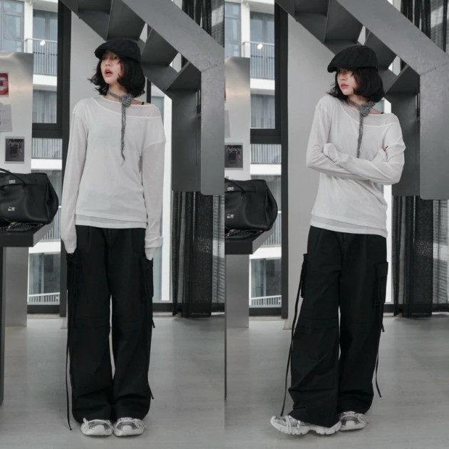 BUNNY TOP (áo xước tay dài 2 lớp) 1