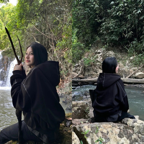 /NOV11/ UNISEX BOXY ZIP HOODIE (áo khoác dây kéo dáng ngắn nam/nữ) 0