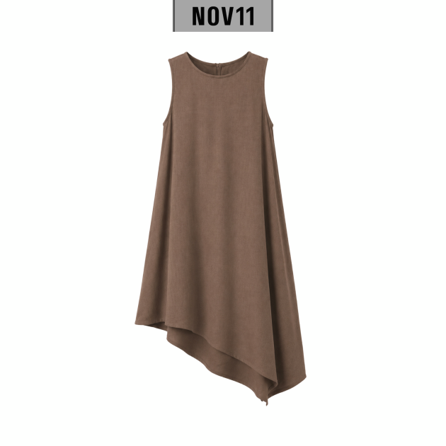 KAZE DRESS (đầm linen tà xéo) 2