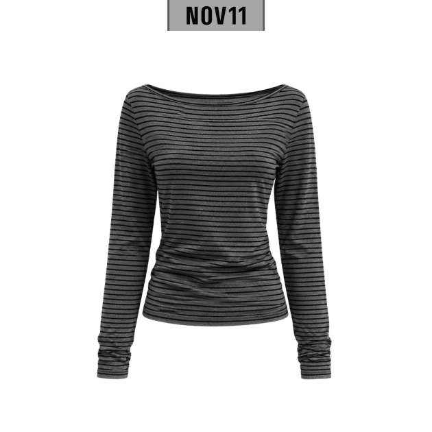 NIGHTLINE TOP (áo ôm tay dài sọc ngang) 14