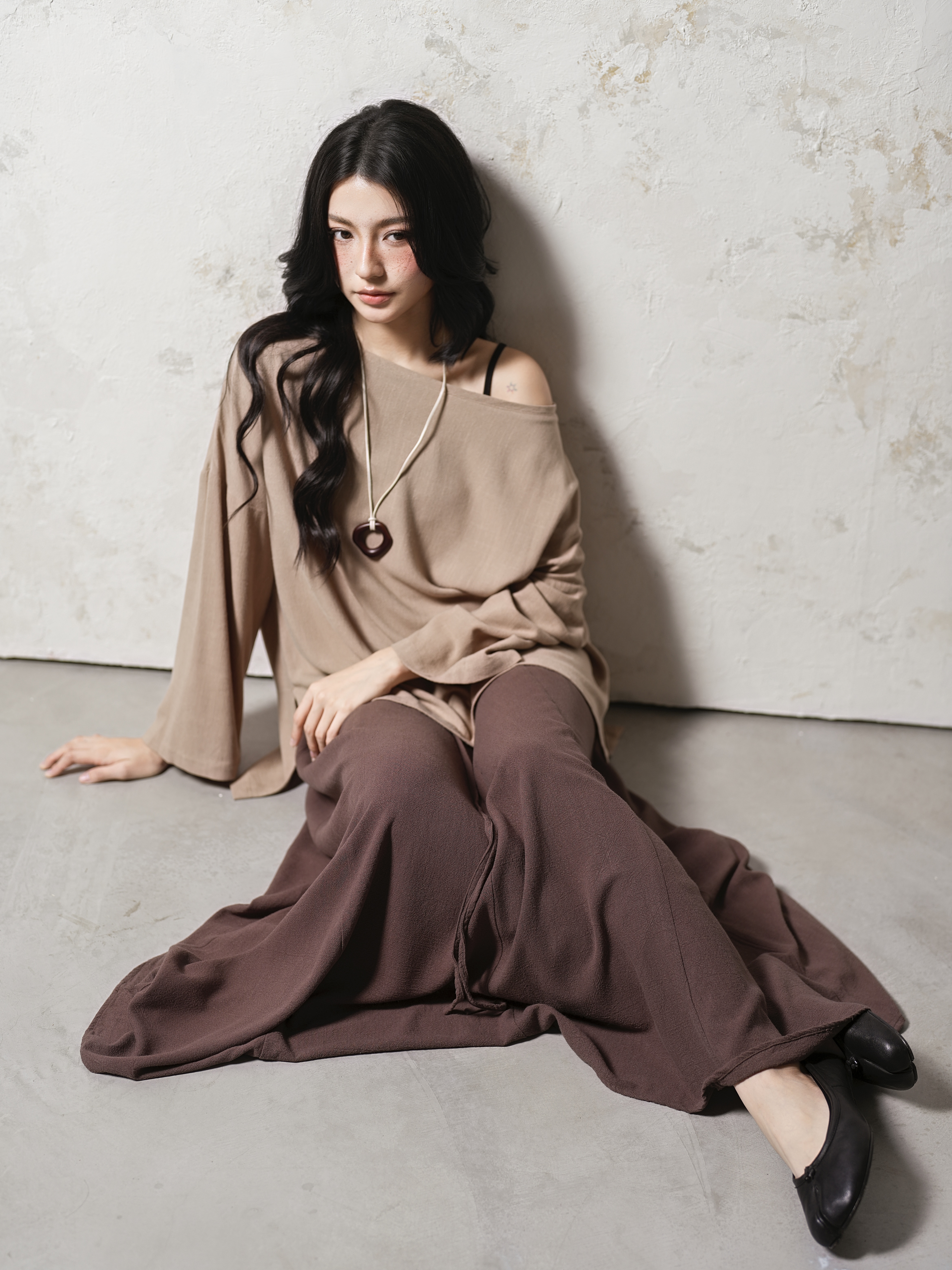 KUMO TOP (áo linen cánh dơi oversize)