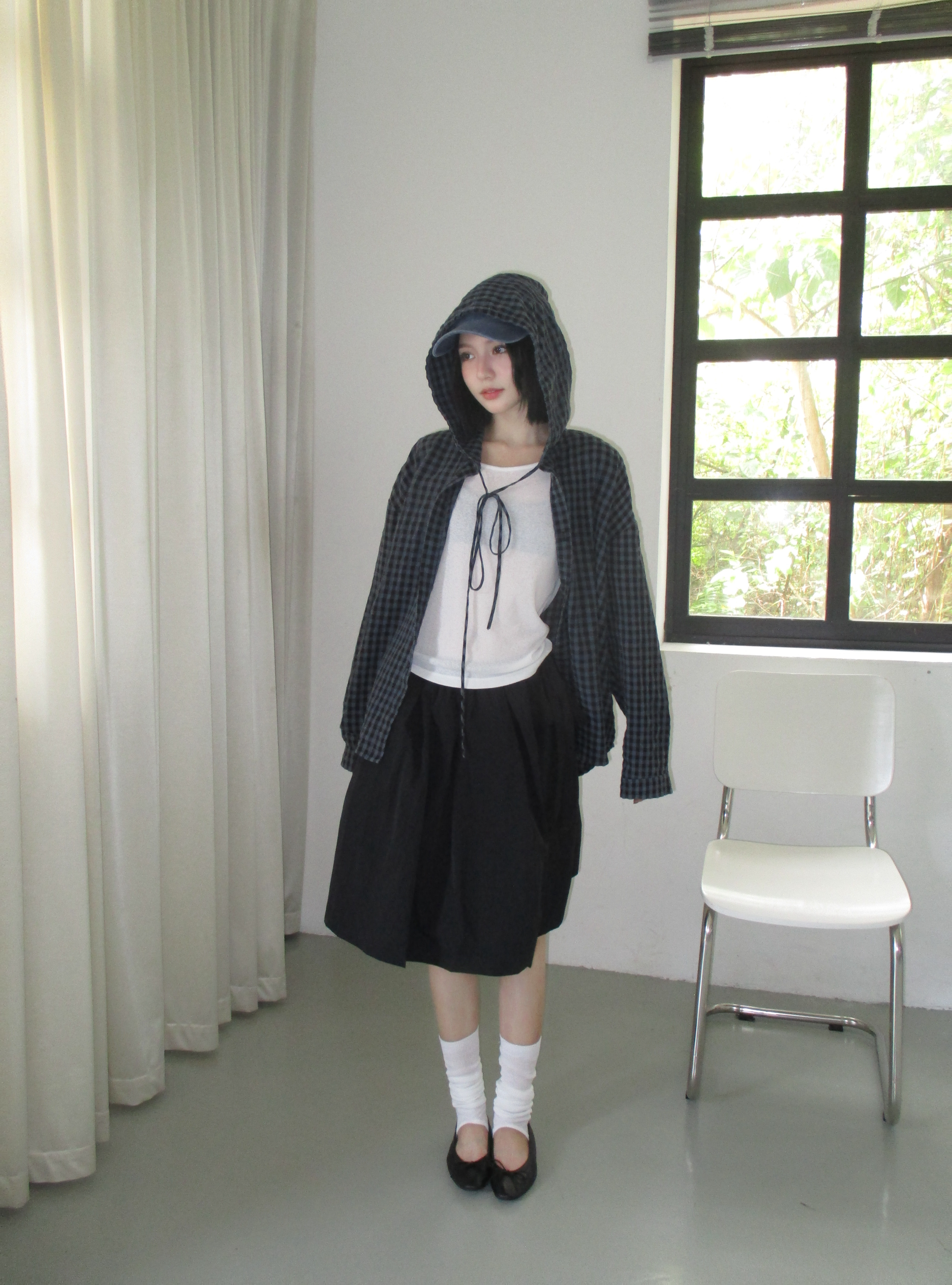 VÁY DÙ DÁNG LỬNG (Gather Volume Skirt)-02