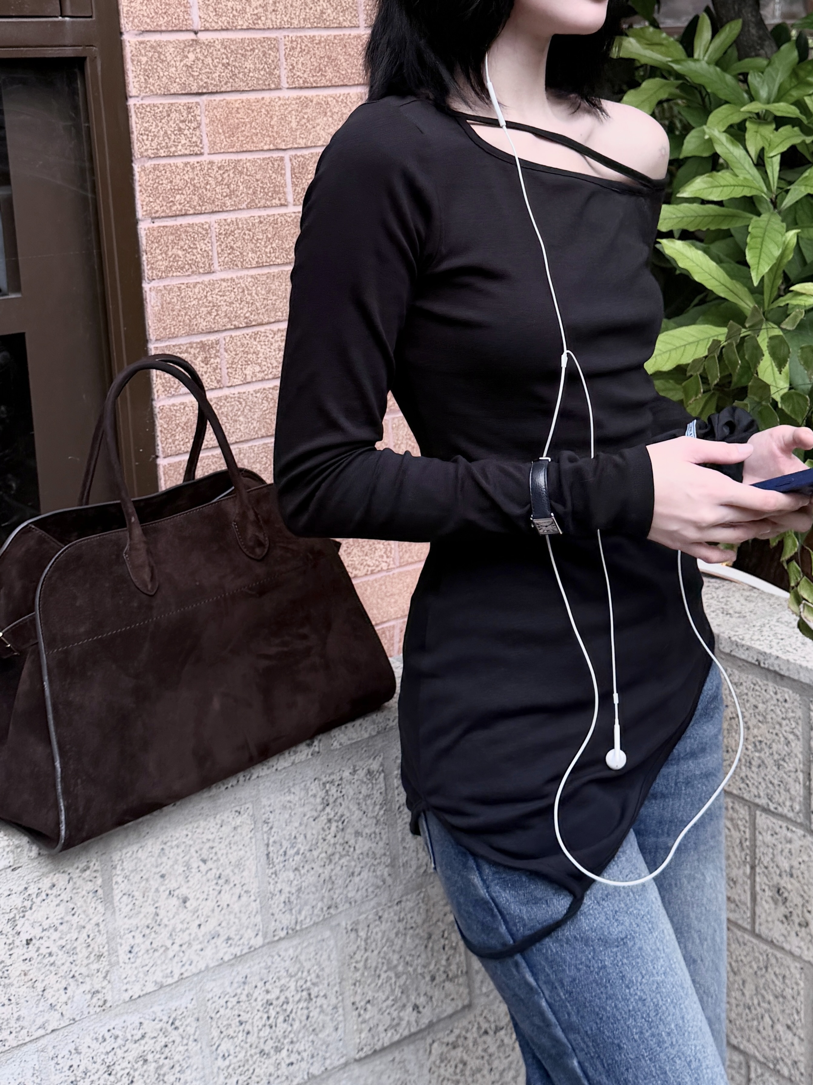 KINOV TOP (áo tay dài lệch vai)