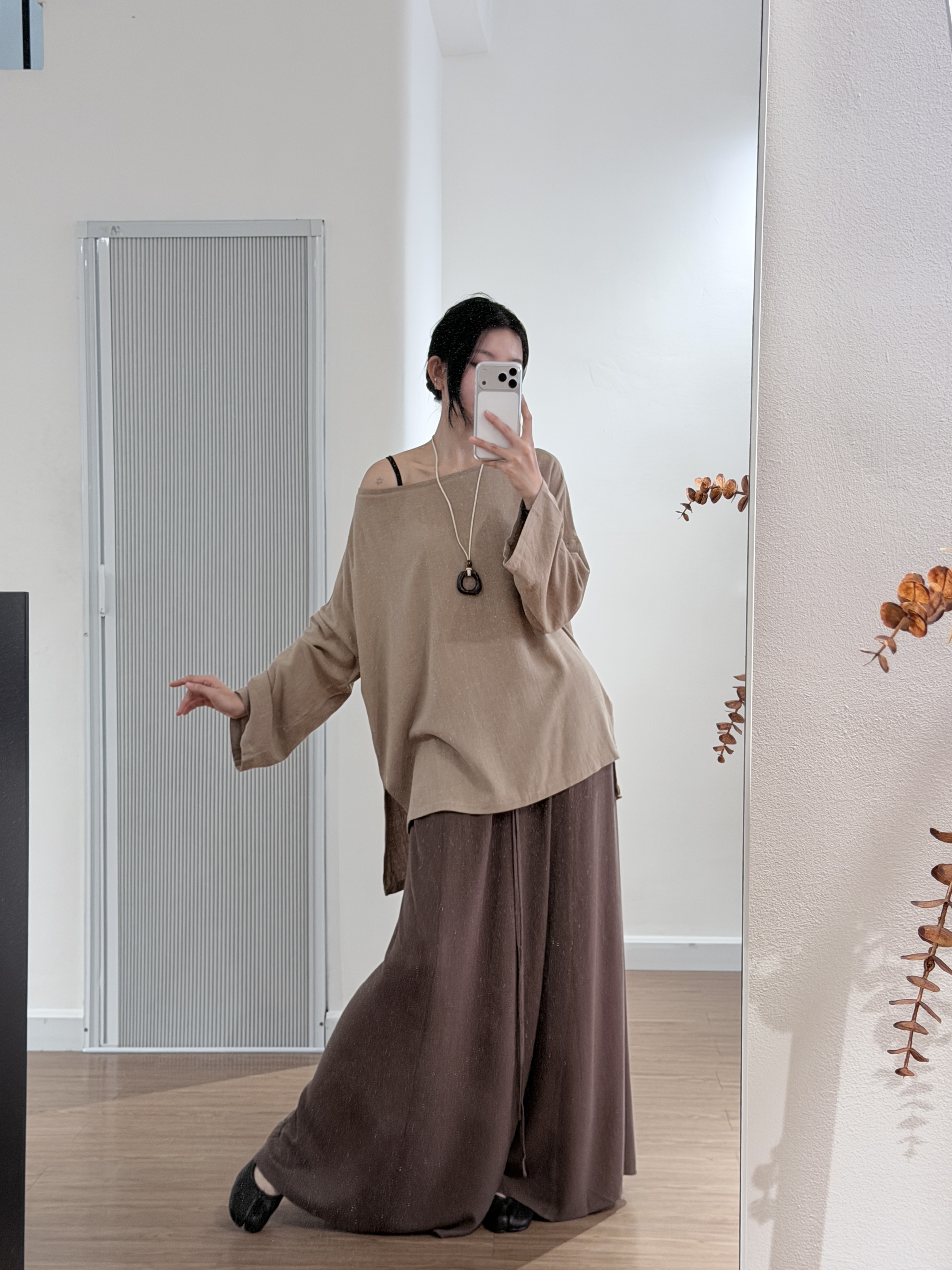 KUMO TOP (áo linen cánh dơi oversize)-02
