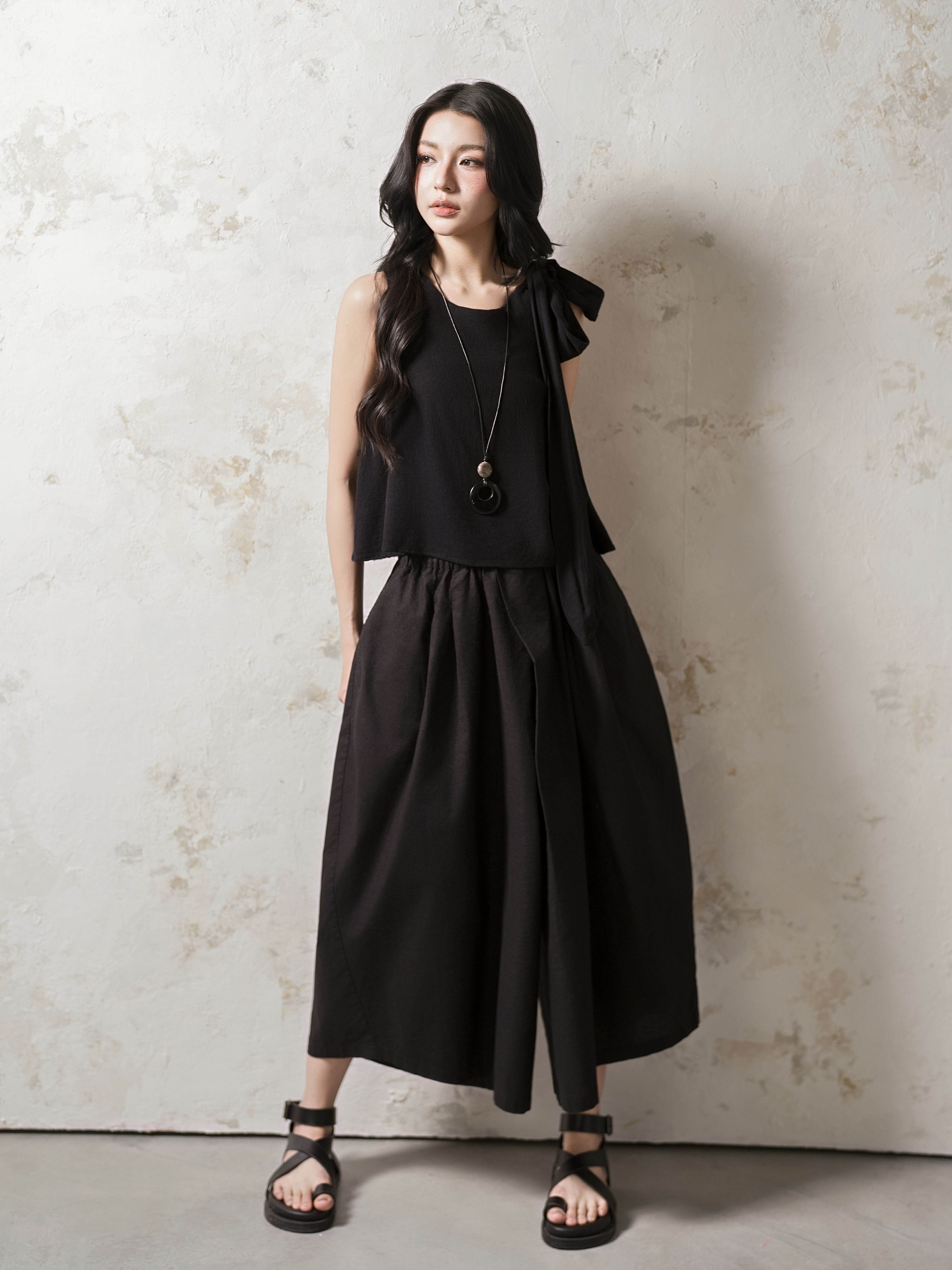 IWA PANTS (quần váy linen)-02