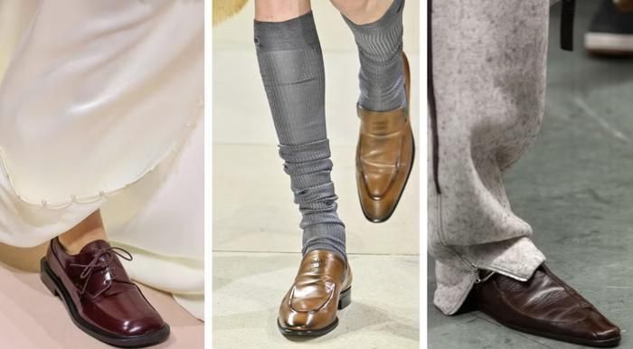 Giày lười da. Ảnh: Harpers Bazaar