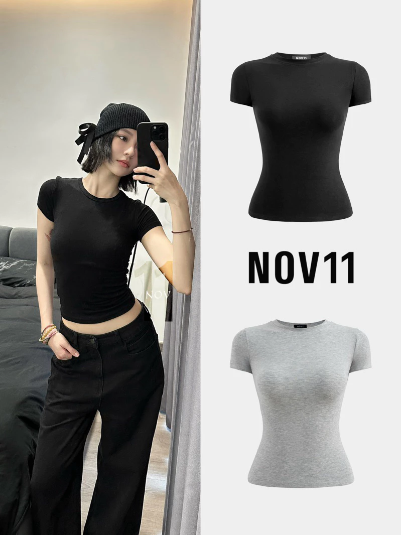 ÁO TAY NGẮN ÔM BODY (slim tee)
