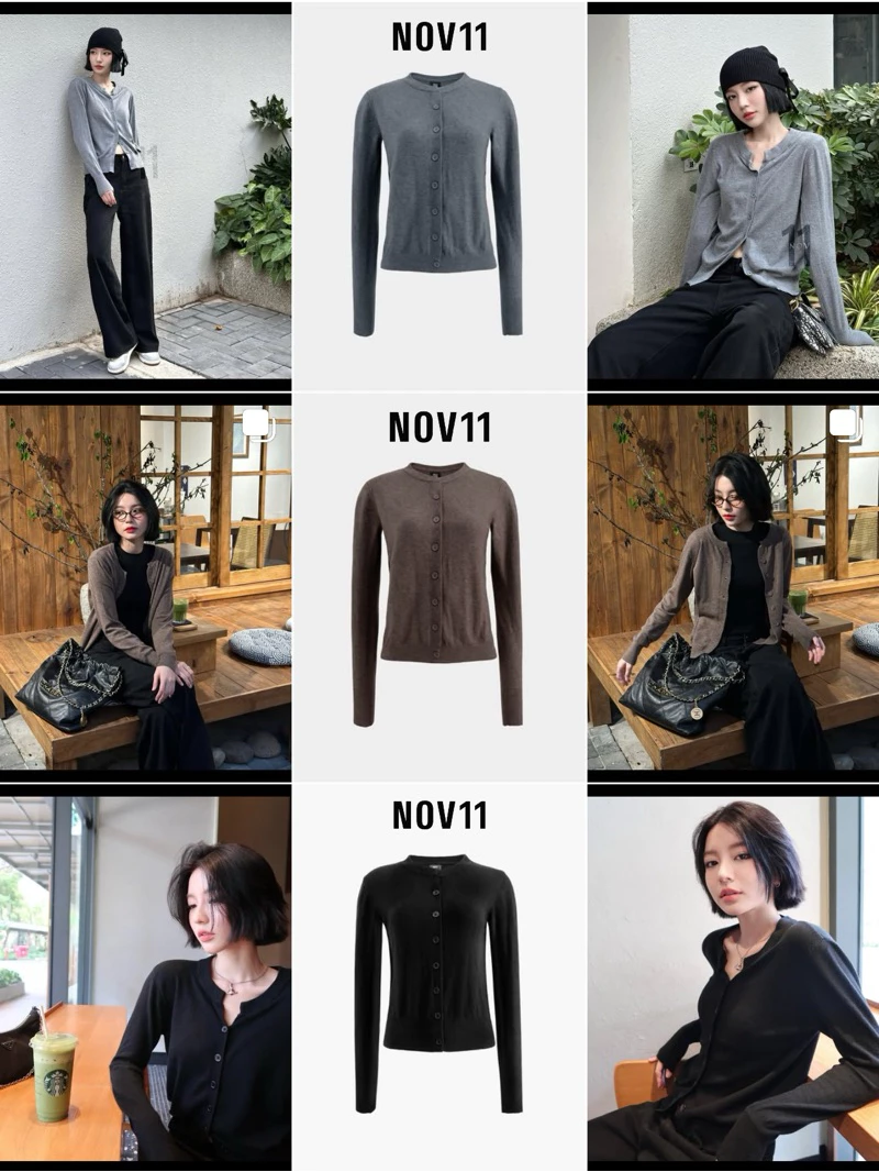 ÁO CARDIGAN LEN DỆT KIM 2