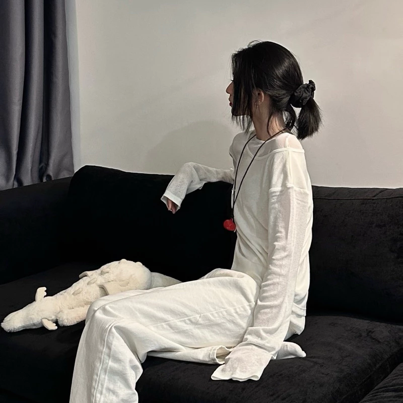 ÁO XƯỚC TAY DÀI 2 LỚP (bunny top) 4