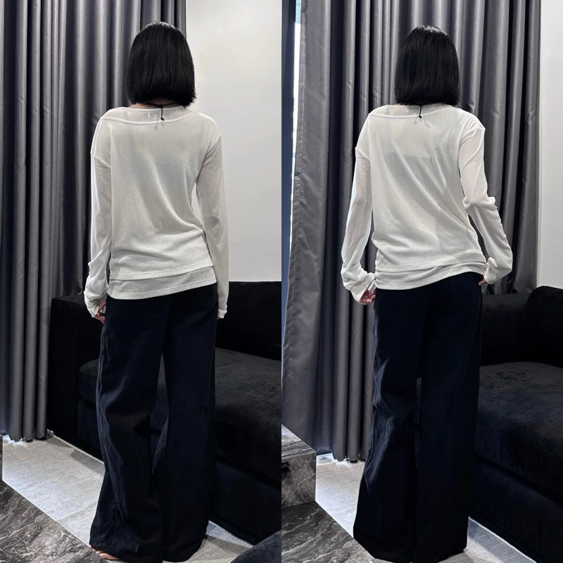 ÁO XƯỚC TAY DÀI 2 LỚP (bunny top) 3