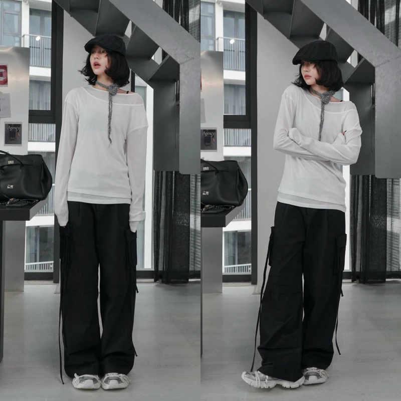 ÁO XƯỚC TAY DÀI 2 LỚP (bunny top) 2